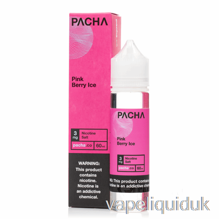 Pink Berry Ice - Pacha - 60mL 0mg Vape Liquid